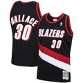 Portland Trail Blazers Rasheed Wallace Mitchell & Ness Black 1999/00 Hardwood Classics Swingman Jersey for Men product image