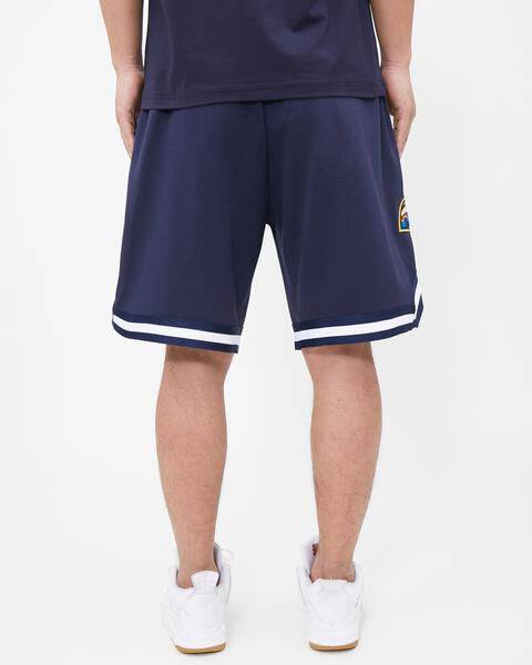 NBA DENVER NUGGETS CLASSIC CHENILLE Men SHORT (MIDNIGHT NAVY) product image 3, provided for visual reference and product