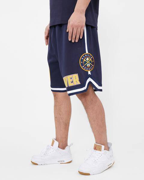 NBA DENVER NUGGETS CLASSIC CHENILLE Men SHORT (MIDNIGHT NAVY) product image 5, provided for visual reference and product
