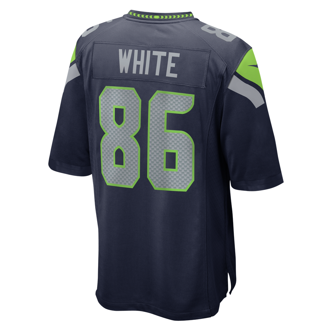 Seattle Seahawks Ricky White College Navy Team Game Jersey product image 3, provided for visual reference and product detail
