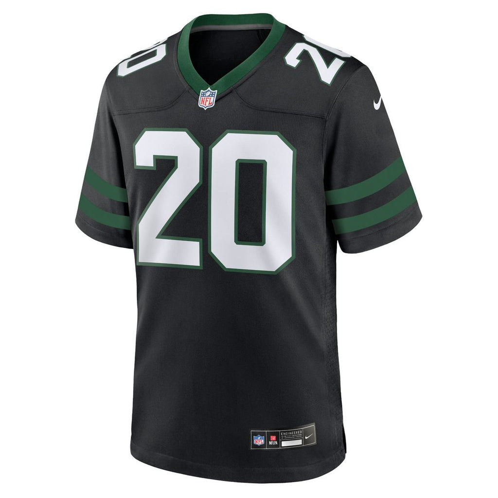 New York Jets Breece Hall Legacy Black Alternate Game Jersey product image 8, provided for visual reference and product