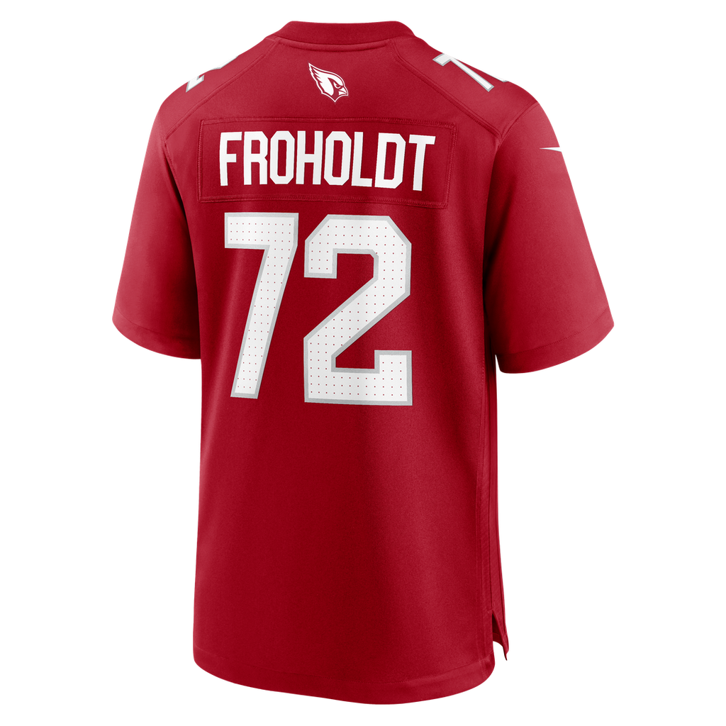 Arizona Cardinals Hjalte Froholdt Cardinal Team Game Jersey product image 3, provided for visual reference and product
