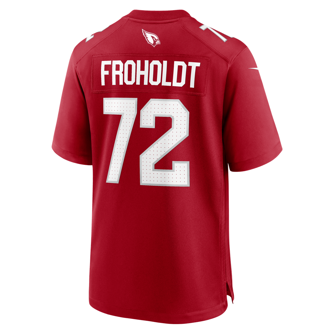 Arizona Cardinals Hjalte Froholdt Cardinal Team Game Jersey product image 3, provided for visual reference and product