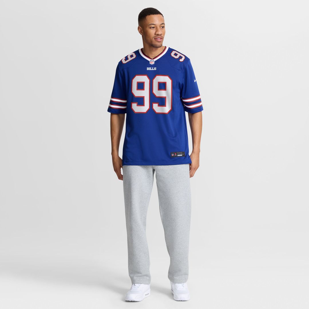 Buffalo Bills T.J. Parker Royal Game Jersey product image 7, provided for visual reference and product detail review