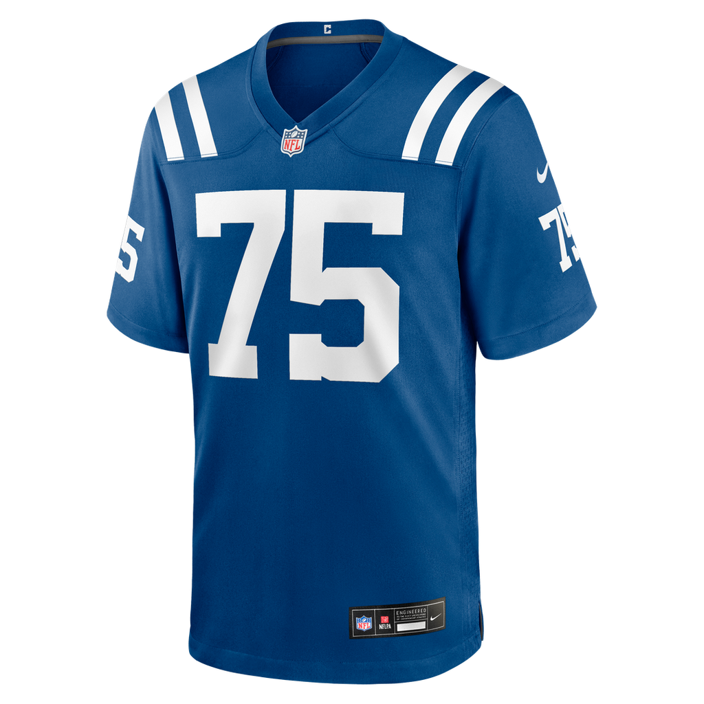 Indianapolis Colts Jalen Travis Royal Team Game Jersey product image 2, provided for visual reference and product detail