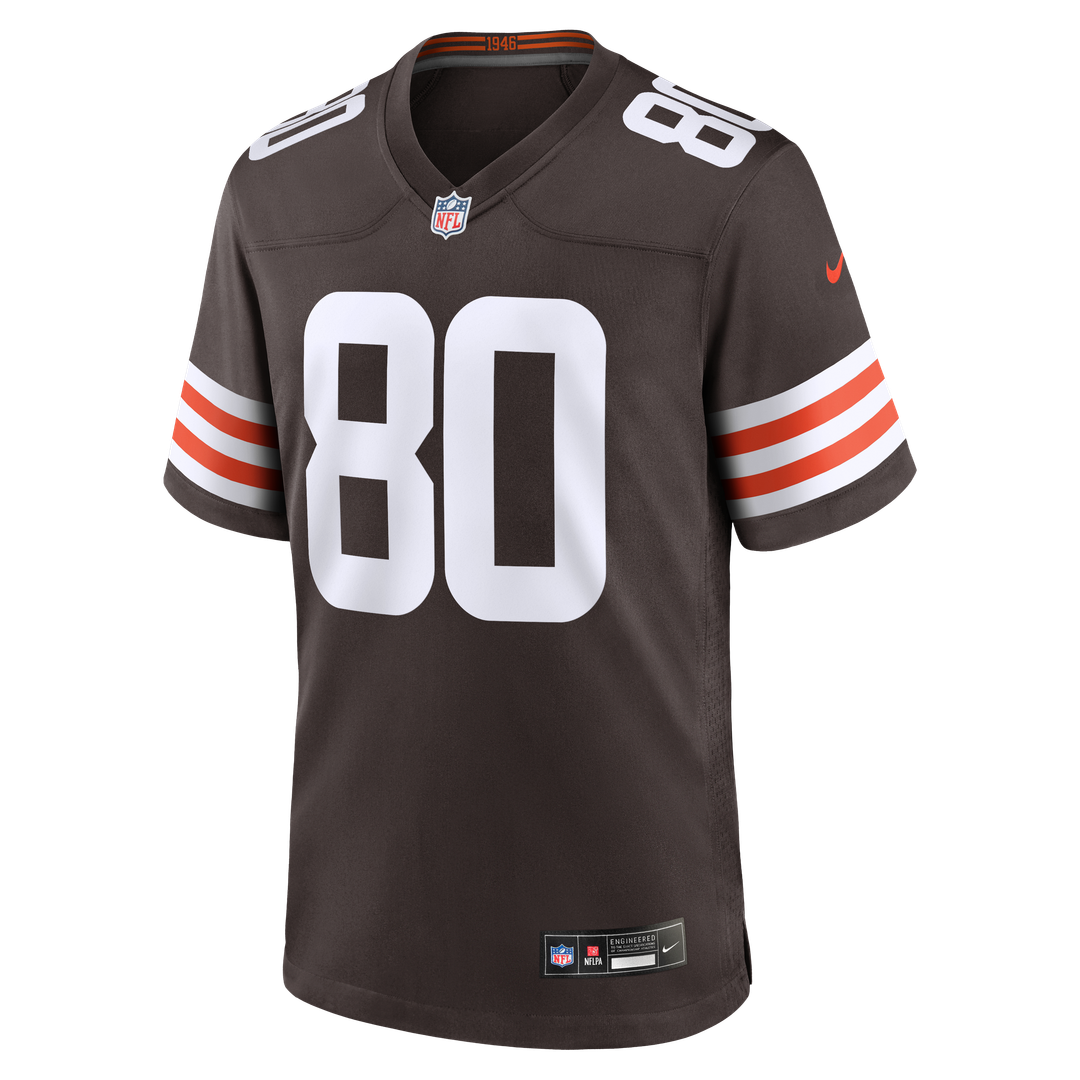Cleveland Browns Jamari Thrash Brown Team Game Jersey product image 2, provided for visual reference and product detail