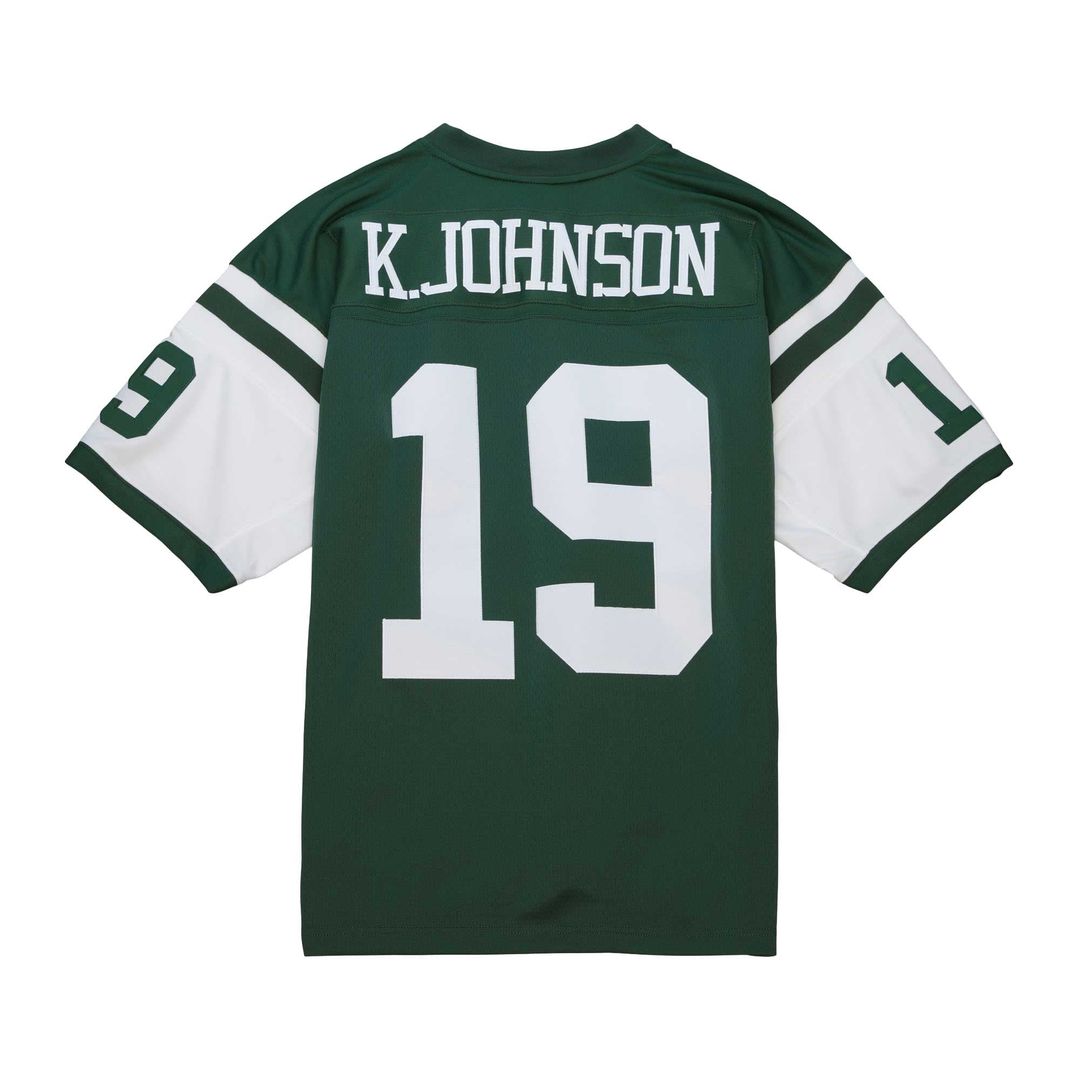 New York Jets Keyshawn Johnson Green Legacy Replica Jersey product image 3, provided for visual reference and product detail