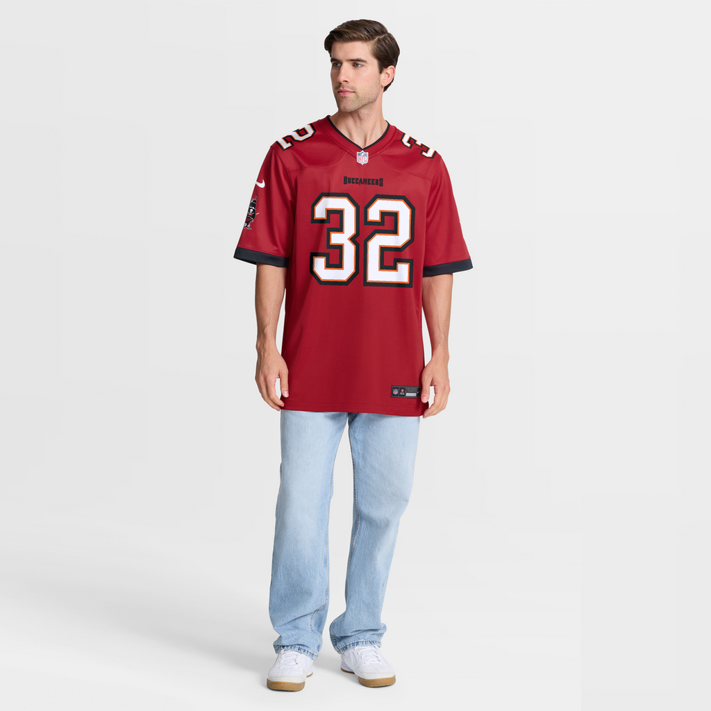 Tampa Bay Buccaneers James Wilder Red Game Retired Player Jersey product image 7, provided for visual reference and product