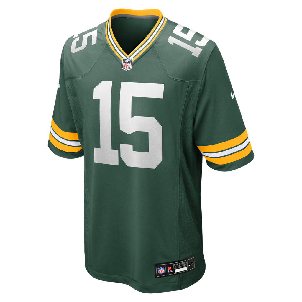 Green Bay Packers Bart Starr Green Game Retired Player Jersey product image 2, provided for visual reference and product