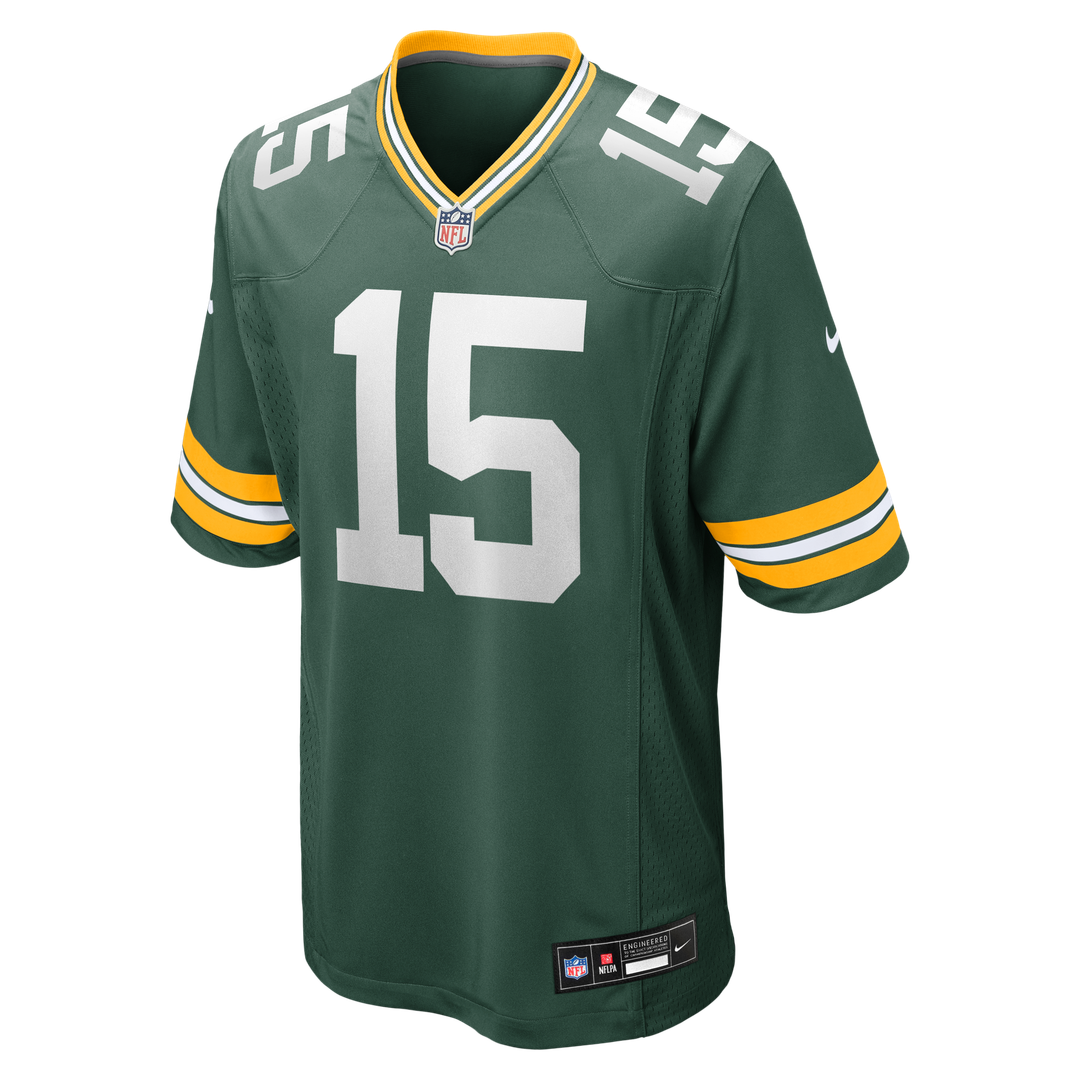 Green Bay Packers Bart Starr Green Game Retired Player Jersey product image 2, provided for visual reference and product