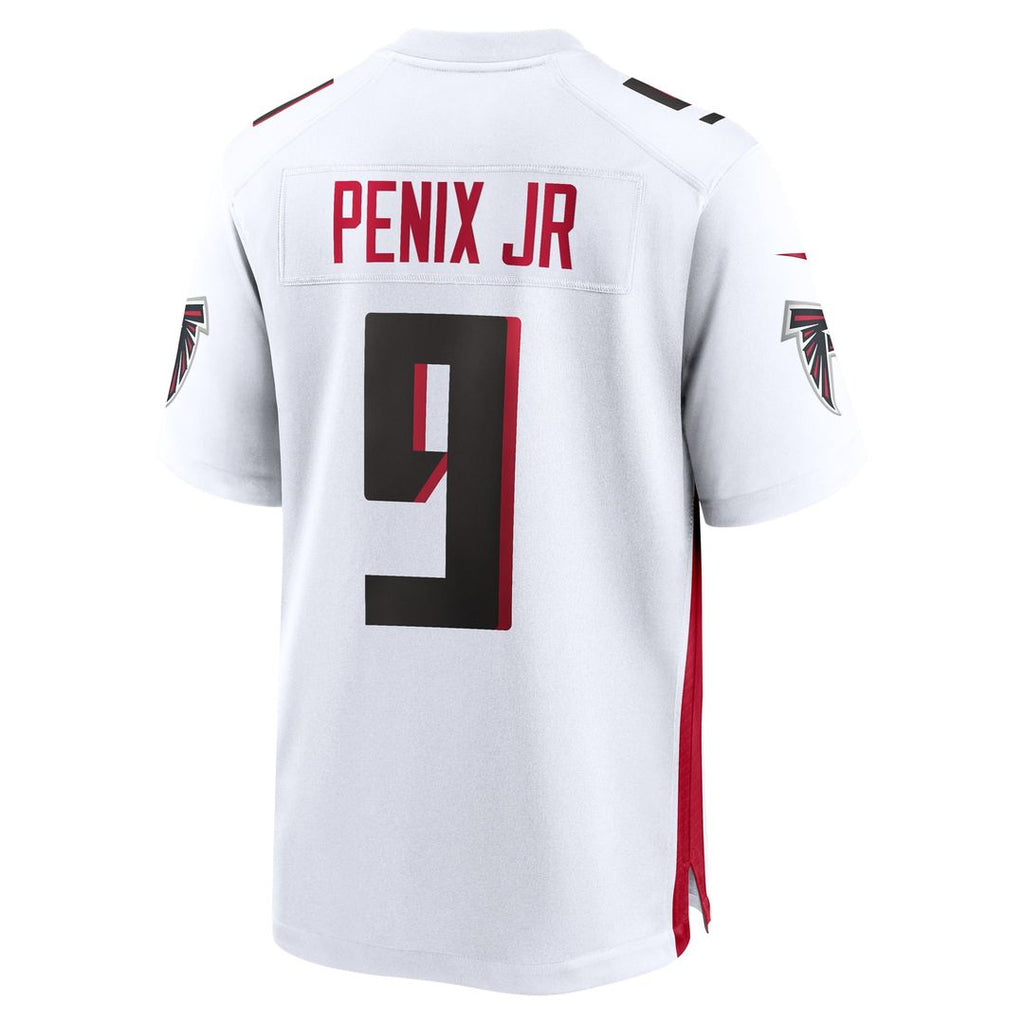 Atlanta Falcons Michael Penix Jr. White Game Jersey product image 6, provided for visual reference and product detail review