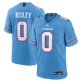 Tennessee Titans Calvin Ridley Light Blue Game Jersey product image 1, provided for visual reference and product detail