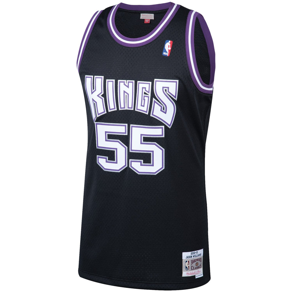 Sacramento Kings Jason Williams Mitchell & Ness Black 2000/01 Hardwood Classics Swingman Jersey for Men product image 3,