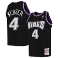 Sacramento Kings Chris Webber Mitchell & Ness Black 2000/01 Hardwood Classics Swingman Jersey for Men product image 1,