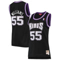 Sacramento Kings Jason Williams Mitchell & Ness Black 2000/01 Hardwood Classics Swingman Jersey for Women product image 1,