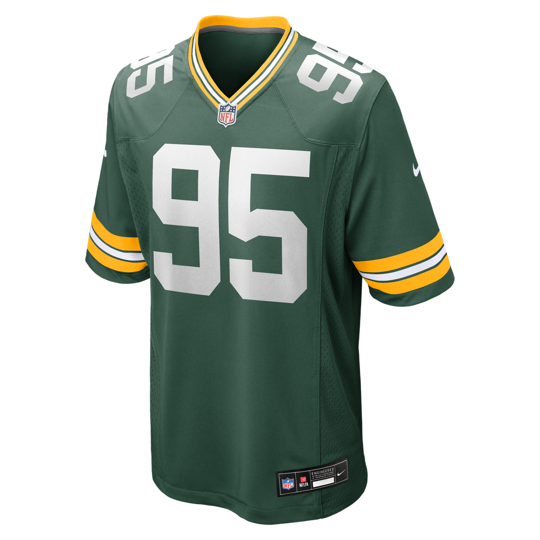 Green Bay Packers Devonte Wyatt Green Player Game Jersey product image 2, provided for visual reference and product detail
