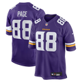 Minnesota Vikings Alan Page Purple Game Retired Player Jersey product image 1, provided for visual reference and product