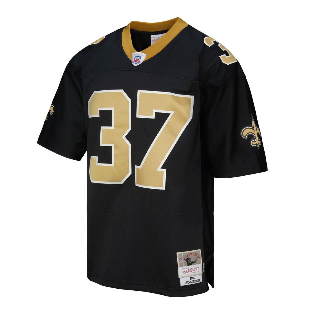 New Orleans Saints Steve Gleason Black Legacy Replica Jersey product image 2, provided for visual reference and product