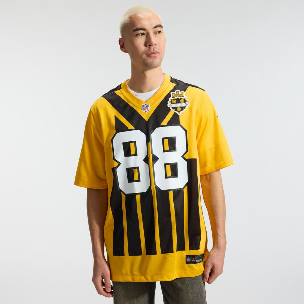 Pittsburgh Steelers Pat Freiermuth Gold Alternate 1933 Throwback Game Jersey product image 2, provided for visual reference