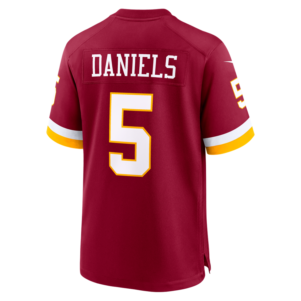 Hail Raiser Men Washington Commanders Jayden Daniels Black Alternate Game Jersey product image 33, provided for visual