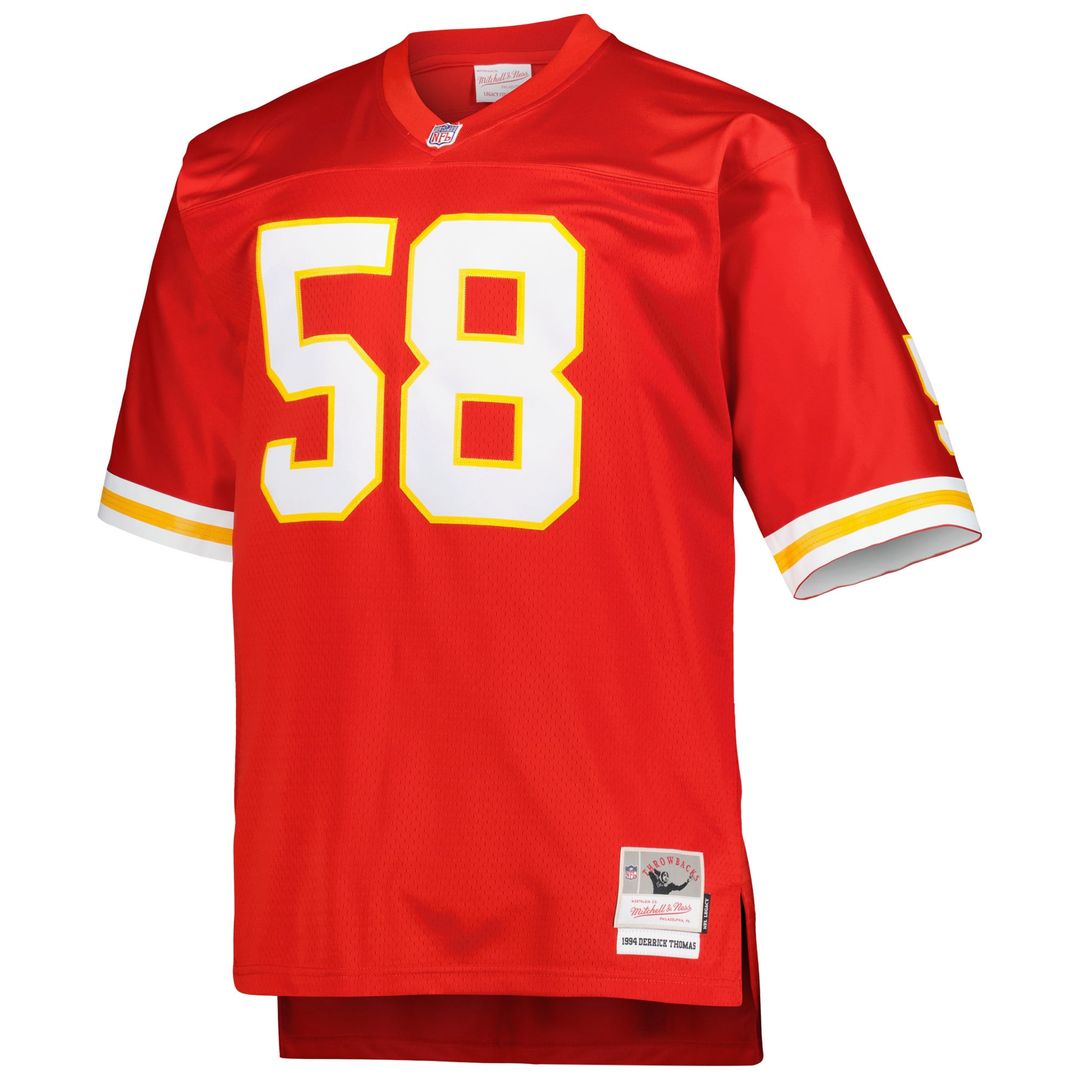 Kansas City Chiefs Derrick Thomas Red Big & Tall 1994 Retired Player Replica Jersey product image 2, provided for visual