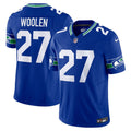 Seattle Seahawks Tariq Woolen Royal Alternate Vapor F.U.S.E. Limited Jersey product image 1, provided for visual reference