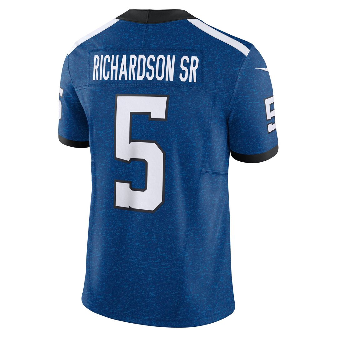 Indianapolis Colts Anthony Richardson Royal Vapor F.U.S.E. Limited Jersey product image 3, provided for visual reference and