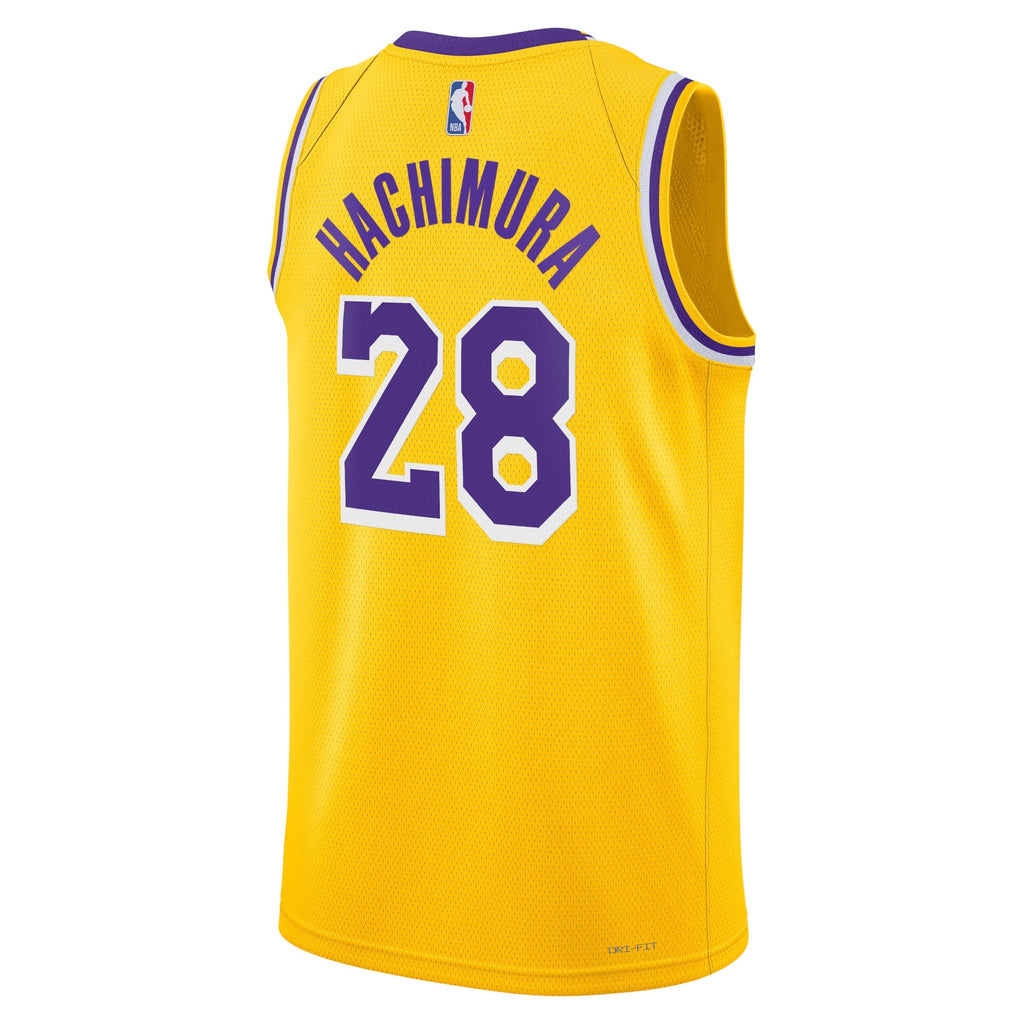 Los Angeles Lakers Nike Icon Edition Swingman Jersey - Gold product image 3