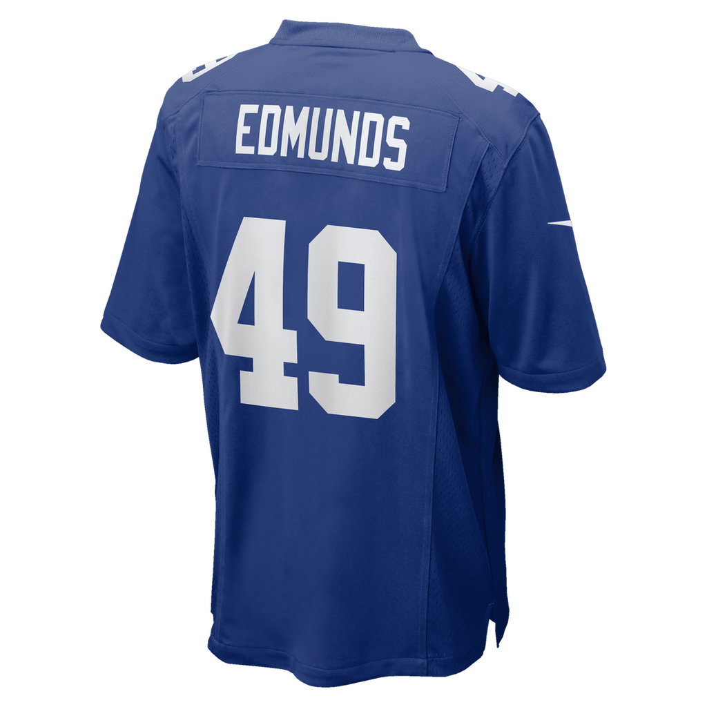 New York Giants Tremaine Edmunds Royal Team Game Jersey product image 3, provided for visual reference and product detail