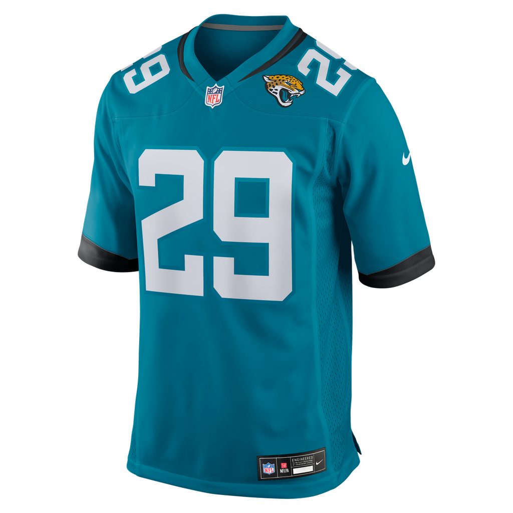 Jacksonville Jaguars Eric Murray Teal Team Game Jersey product image 2, provided for visual reference and product detail