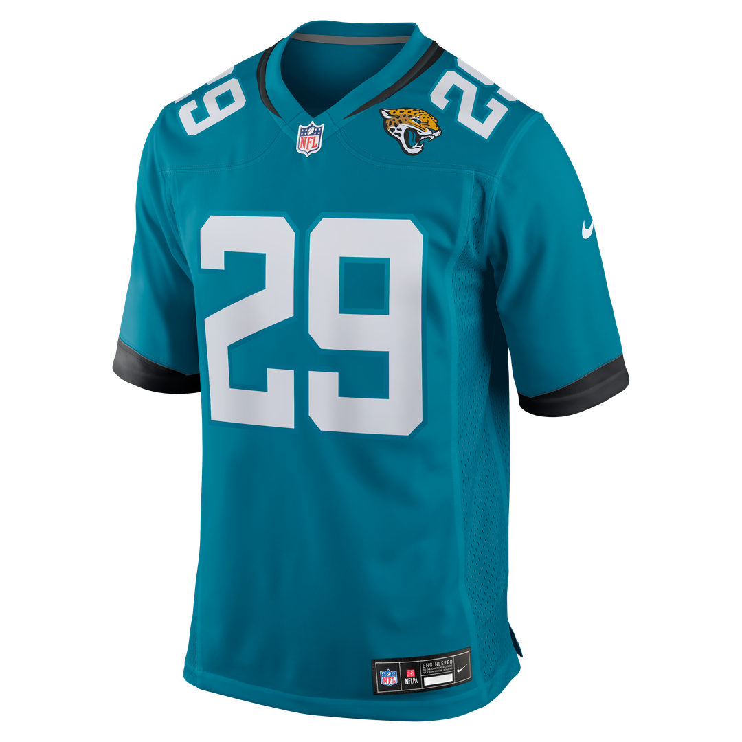 Jacksonville Jaguars Eric Murray Teal Team Game Jersey product image 2, provided for visual reference and product detail