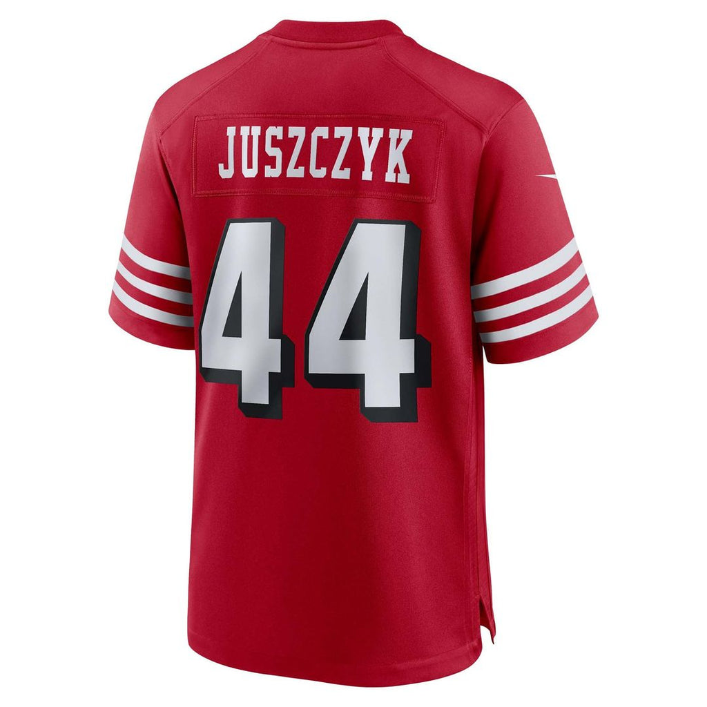 San Francisco 49ers Kyle Juszczyk Scarlet Alternate Game Jersey product image 3, provided for visual reference and product