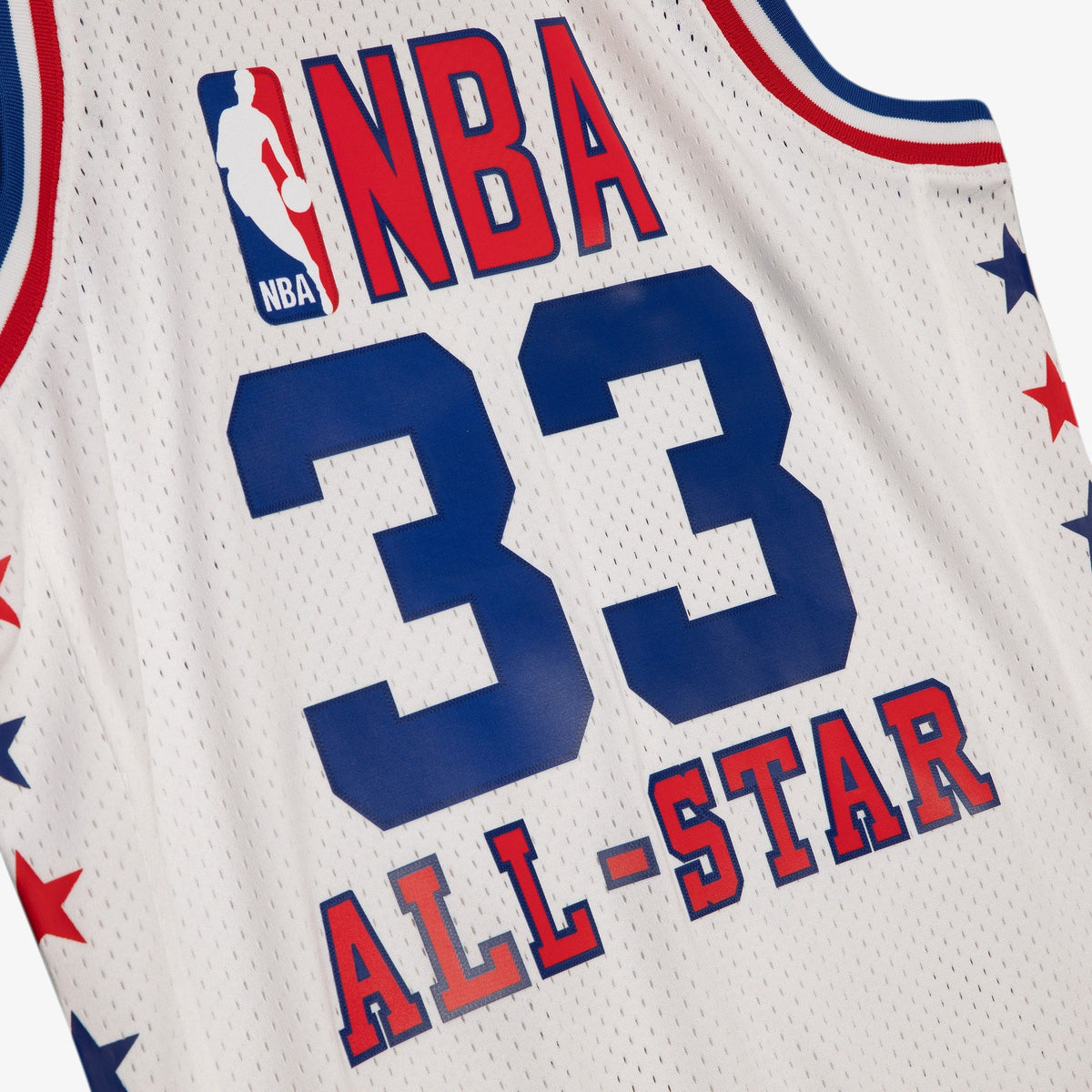 Larry Bird Boston Celtics 1985 All-Star Authentic Swingman Jersey - White product image 5, provided for visual reference and