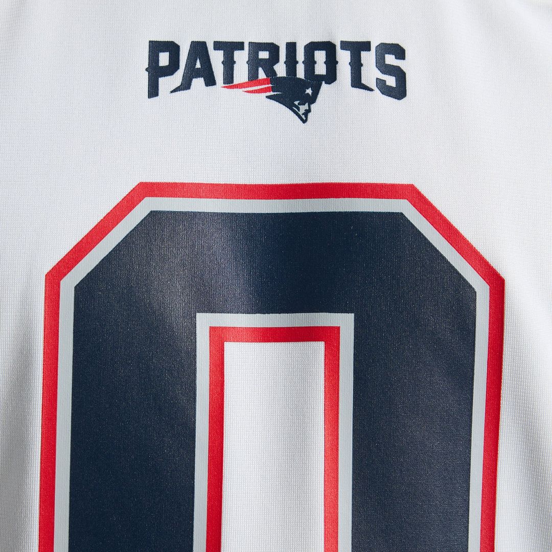 New England Patriots Christian Gonzalez Navy Team Game Jersey product image 27, provided for visual reference and product