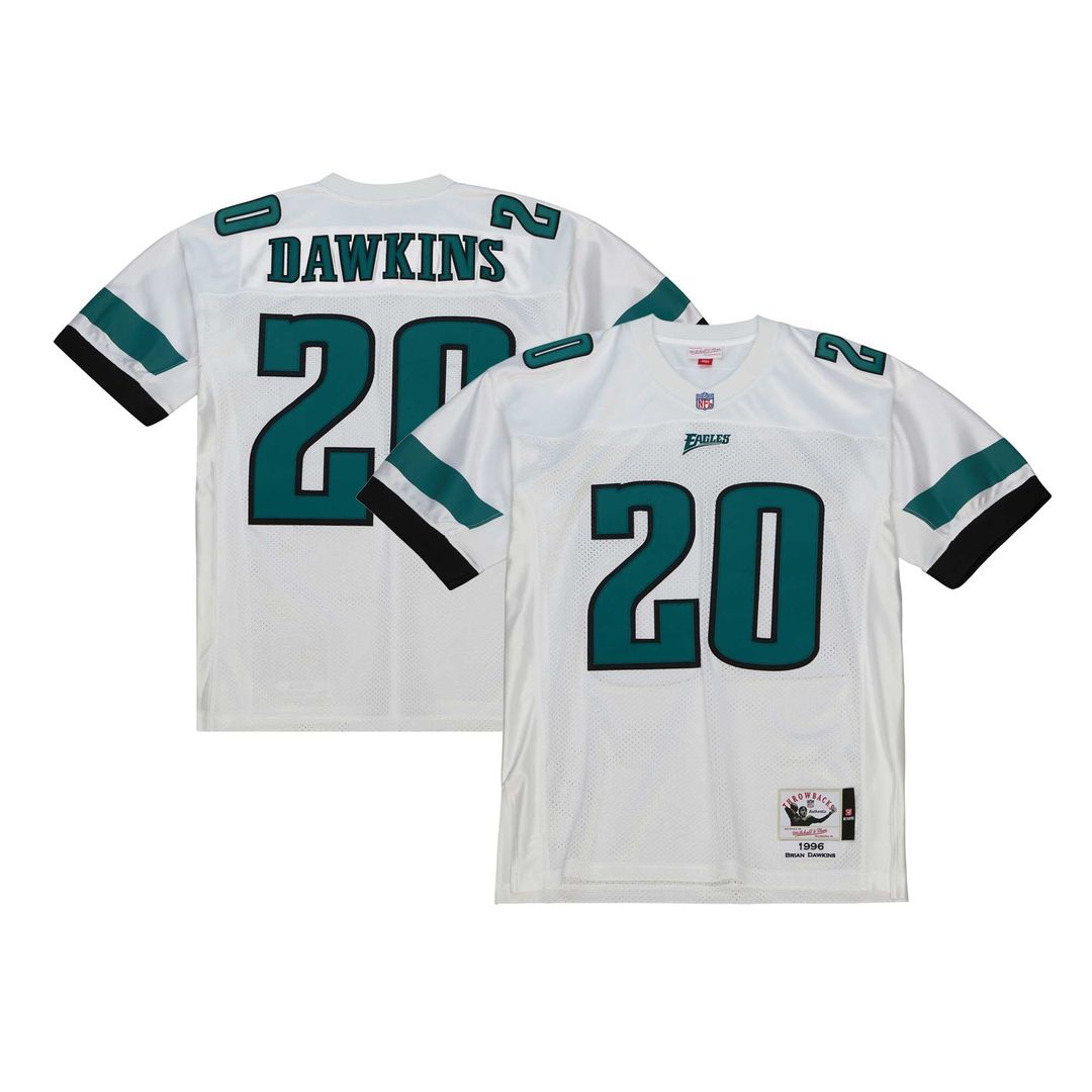 Philadelphia Eagles Brian Dawkins Green 2007 Authentic Throwback Retired Player Jersey product image 17, provided for visual