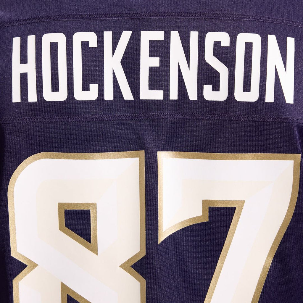 Minnesota Vikings T.J. Hockenson Purple 2026 Rivalries Collection Game Jersey product image 17, provided for visual