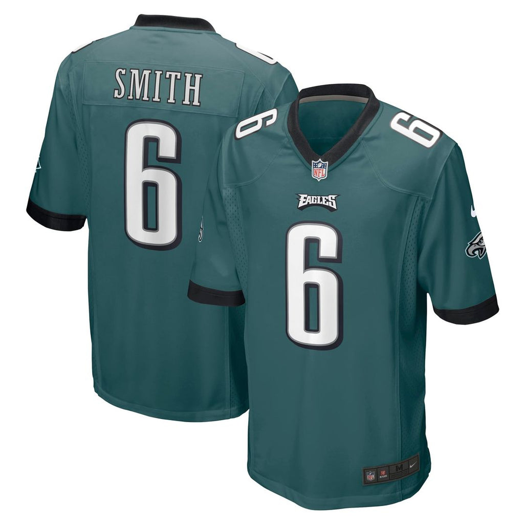 Philadelphia Eagles DeVonta Smith Midnight Green Team Game Jersey product image 13, provided for visual reference and