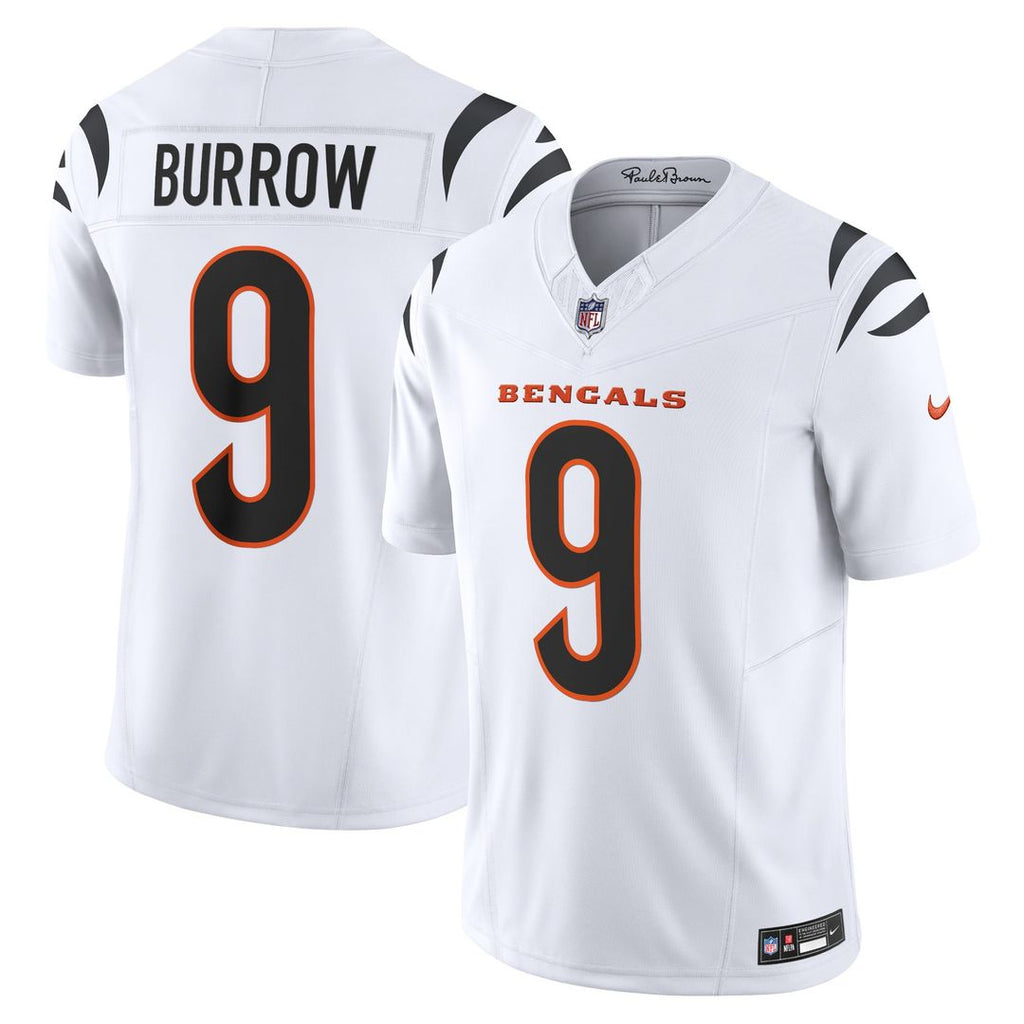 Cincinnati Bengals Joe Burrow Orange Vapor F.U.S.E. Limited Jersey product image 10, provided for visual reference and