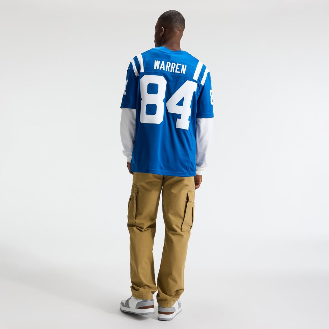 Indianapolis Colts Tyler Warren White Vapor F.U.S.E. Stitched Limited Jersey product image 11, provided for visual reference