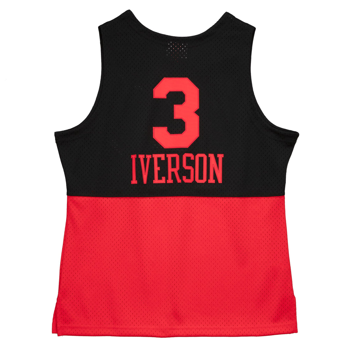 Philadelphia 76ers Allen Iverson Mitchell & Ness Black 2003/04 Hardwood Classics Reload 2.0 Swingman Jersey for Men product