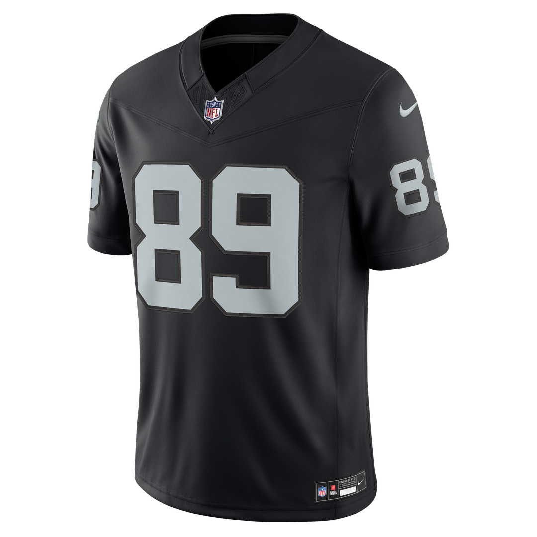 Las Vegas Raiders Brock Bowers White Vapor F.U.S.E. Stitched Limited Jersey product image 12, provided for visual reference