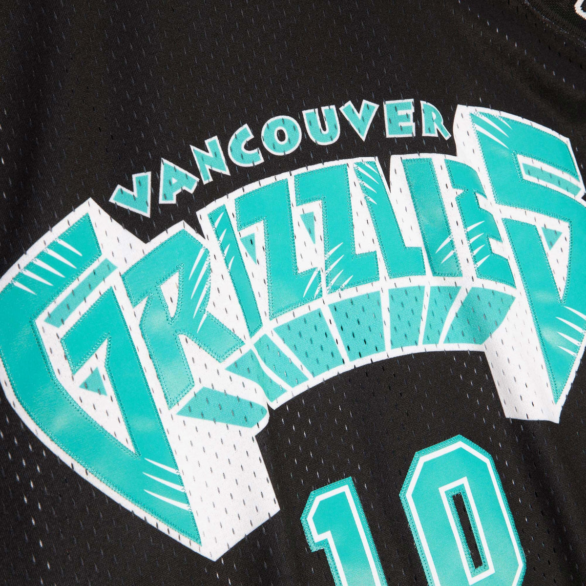 Mike Bibby Vancouver Grizzlies 1998 Team Color Swingman Jersey - Black product image 5, provided for visual reference and