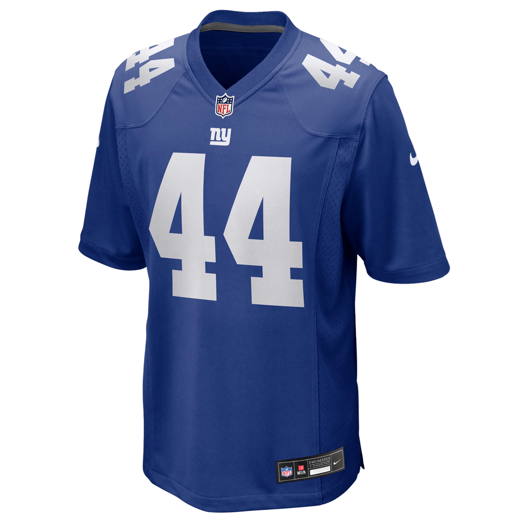 New York Giants Cam Skattebo White Game Jersey product image 8, provided for visual reference and product detail review