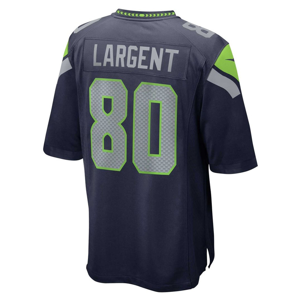 Seattle Seahawks Steve Largent College Navy Retired Player Game Jersey product image 3, provided for visual reference and