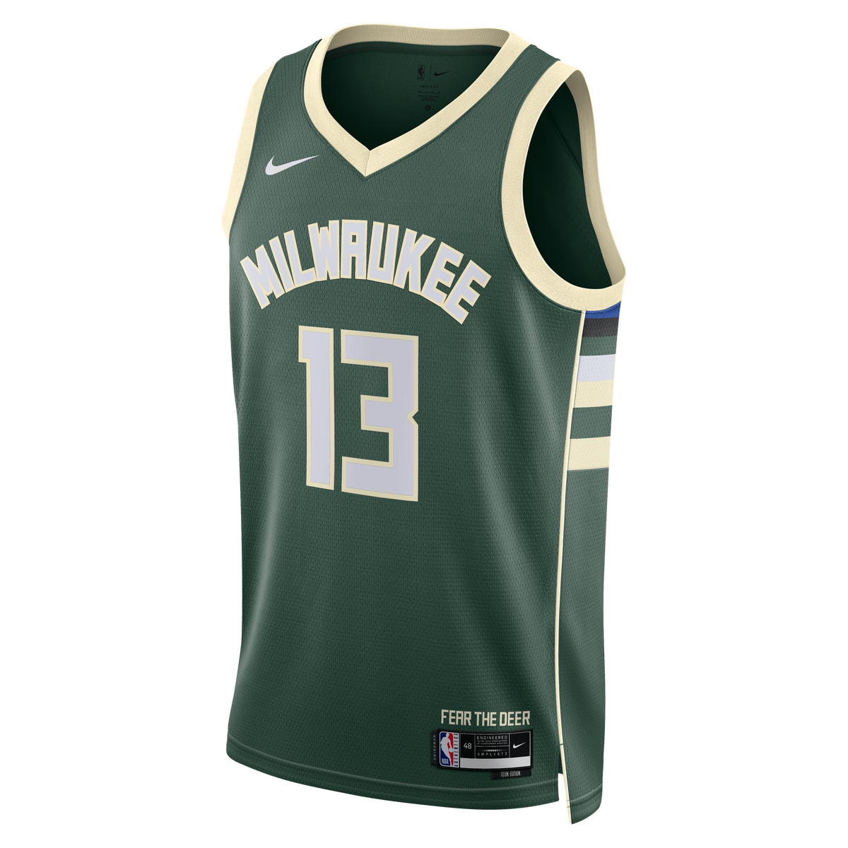 Milwaukee Bucks Nike Icon Edition Swingman Jersey - Hunter product image 3