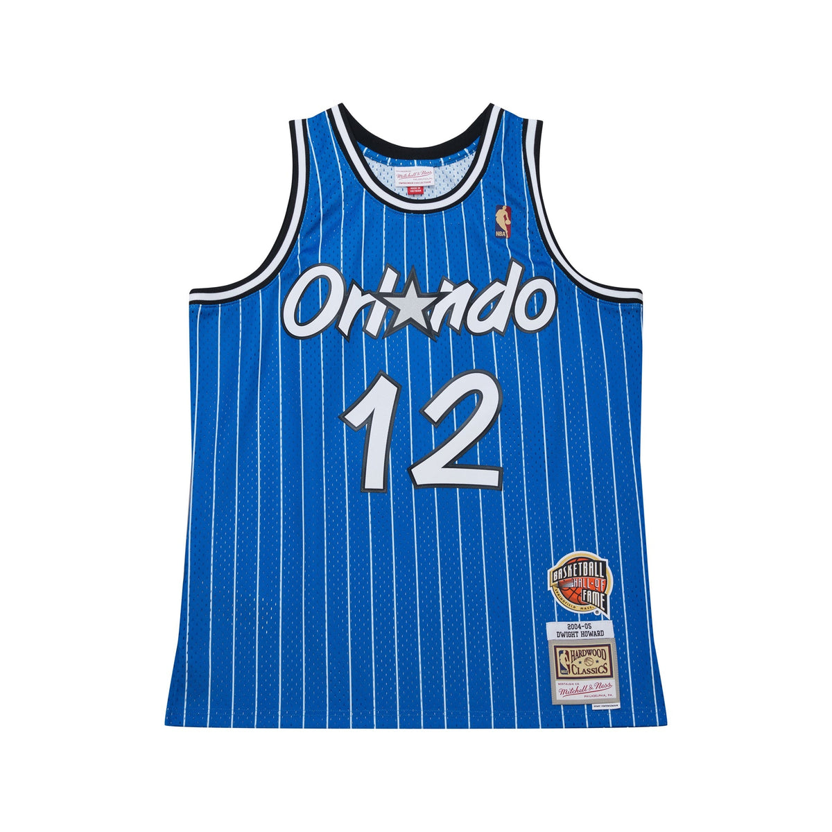 Orlando Magic Dwight Howard Blue 2004/05 Hardwood Classics Hall of Fame Swingman Jersey for Men product image 3, provided
