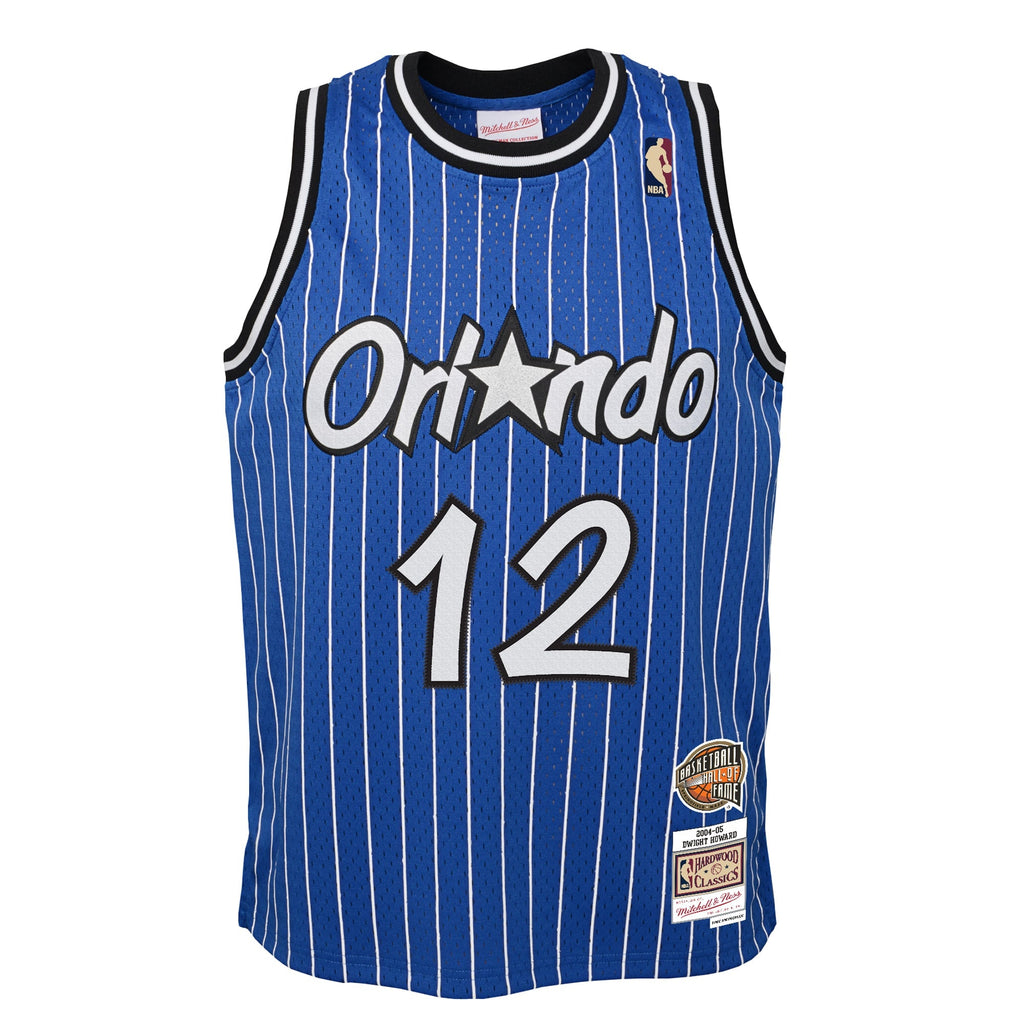 Youth Orlando Magic Dwight Howard Mitchell & Ness Blue 2004/05 Hardwood Classics Swingman Jersey product image 3, provided