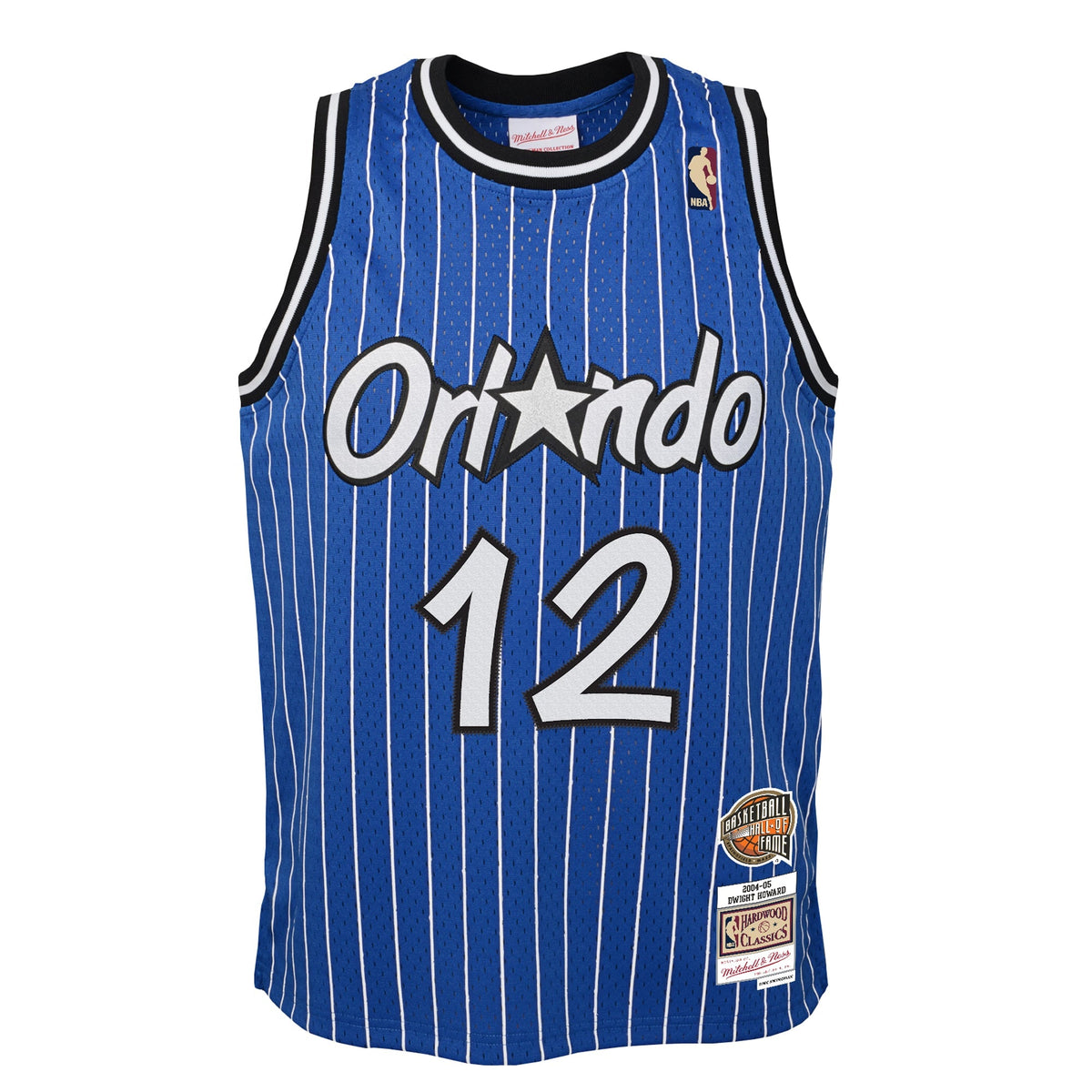 Youth Orlando Magic Dwight Howard Mitchell & Ness Blue 2004/05 Hardwood Classics Swingman Jersey product image 3, provided
