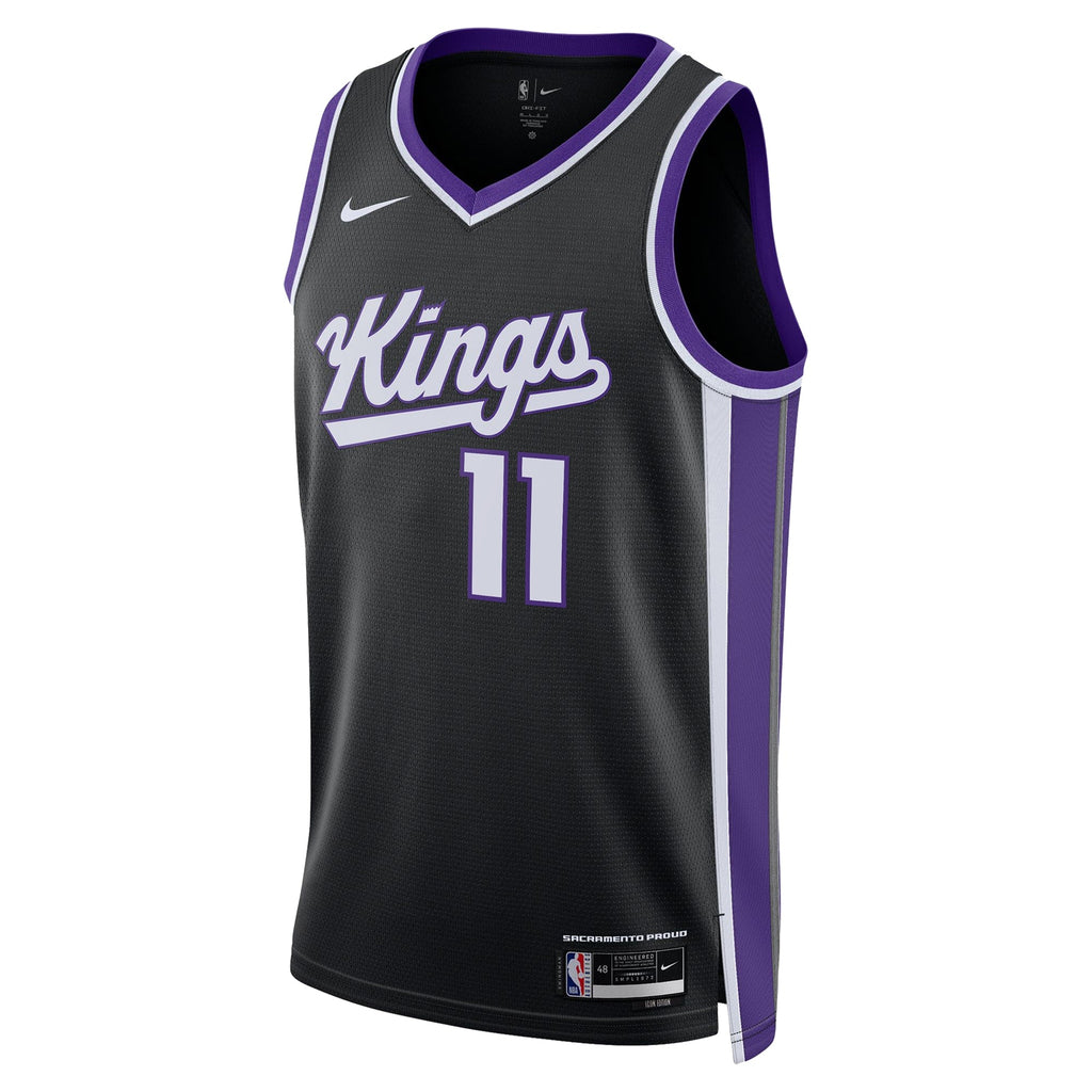 Domantas Sabonis Sacramento Kings Icon Edition Swingman Jersey - Black - Unisex product image 3, provided for visual
