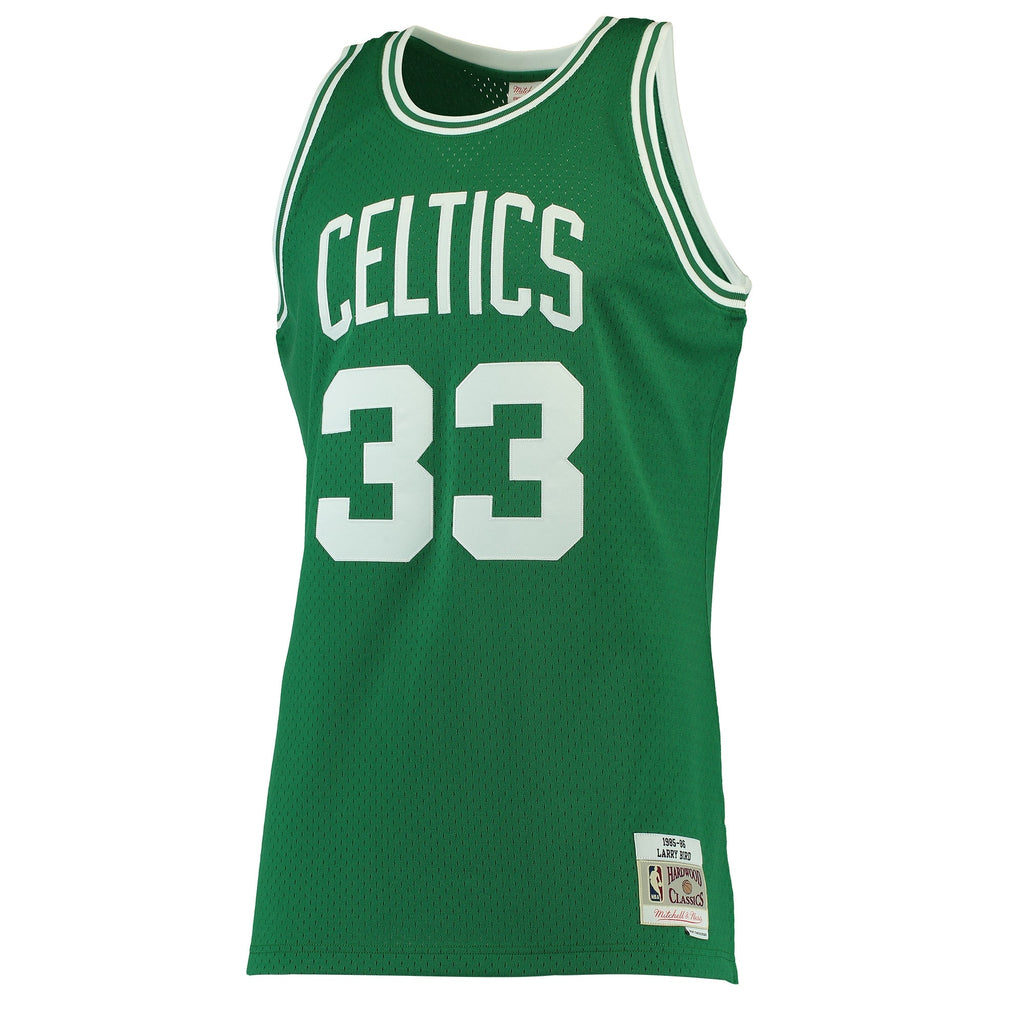 Men's Mitchell & Ness Larry Bird Kelly Green Boston Celtics product image 3